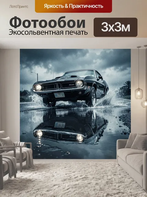 300 × 300 см · Экосольвентная печать