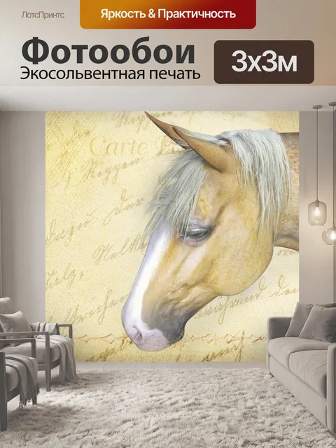 Фотообои лошадь