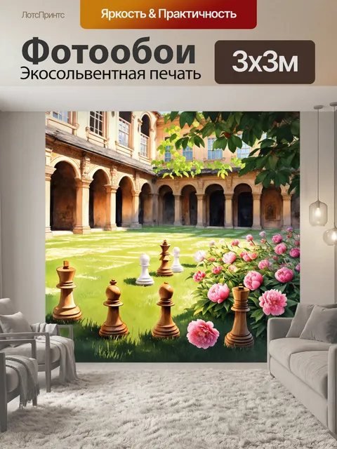 Фотообои внутренний двор старинного особняка
