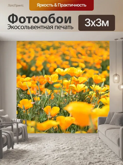 Фотообои Маковая семья маковая