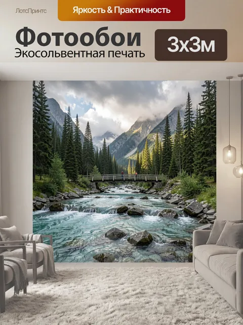 300 × 300 см · Экосольвентная печать