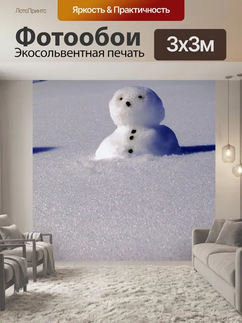 Фотообои Снег