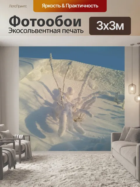 Фотообои Снег