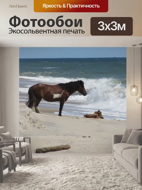 Фотообои Дикая лошадь