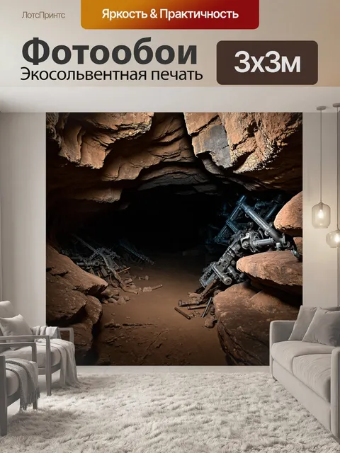 Фотообои природа в стиле дизельпанк