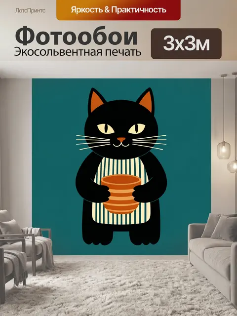 300 × 300 см · Экосольвентная печать