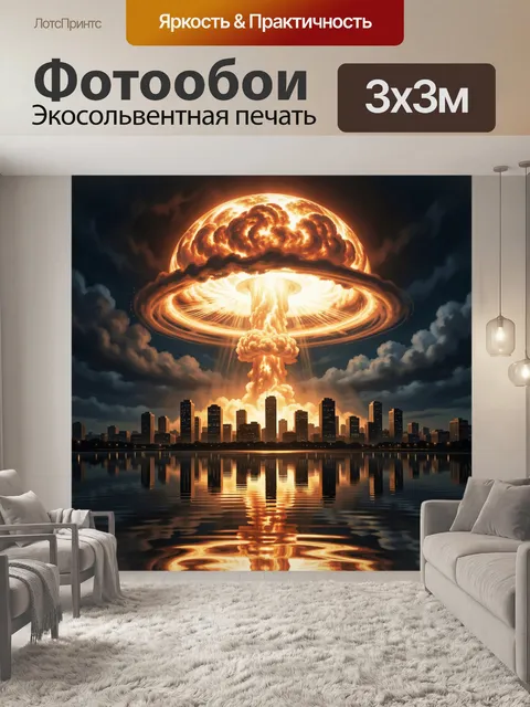 300 × 300 см · Экосольвентная печать