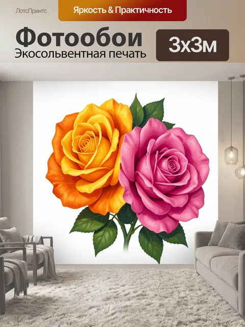 300 × 300 см · Экосольвентная печать