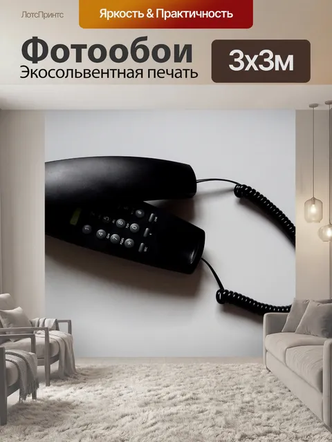 Фотообои Телефон Black House