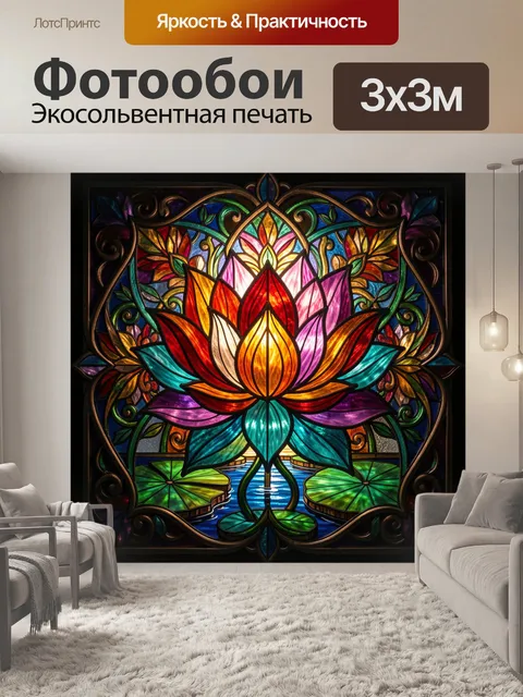 300 × 300 см · Экосольвентная печать