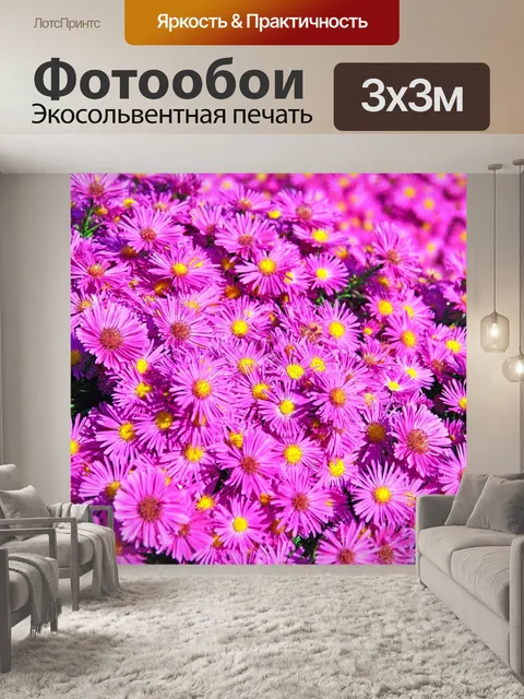 Фотообои Розовый
