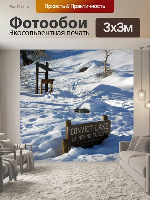 Фотообои Зима в Конвикт Лейк, штат Калифорния