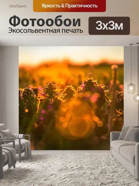 Фотообои Золотой час