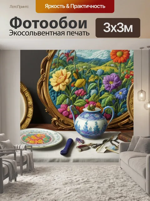 Фотообои натюрморт с рукоделием фото