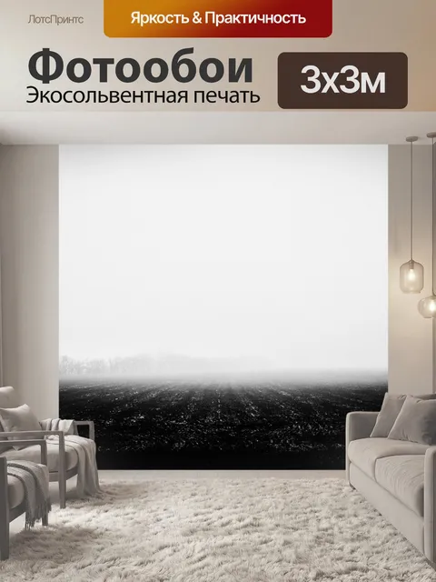 Фотообои Туманное поле