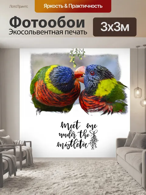 Фотообои Птицы Омелы