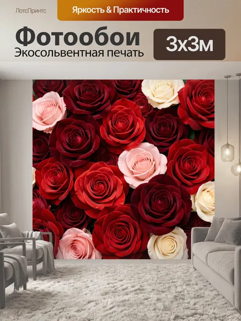 300 × 300 см · Экосольвентная печать