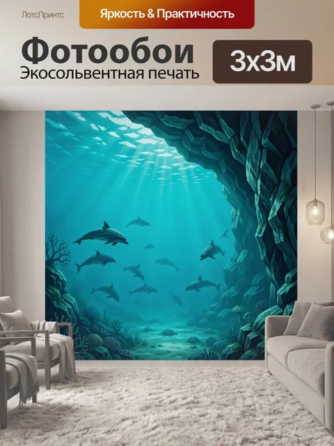 300 × 300 см · Экосольвентная печать