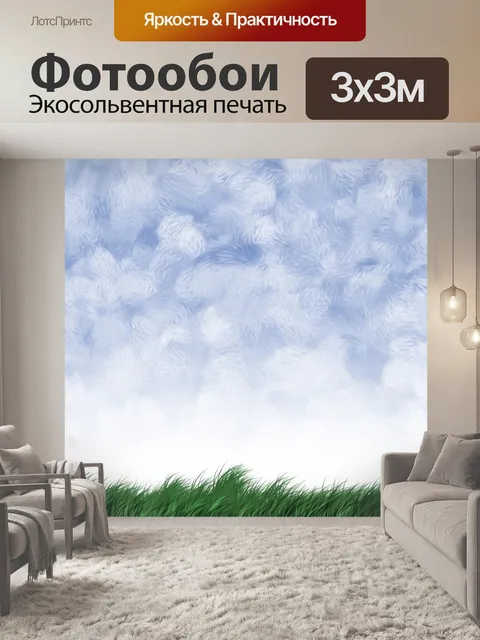 Фотообои Небо и трава