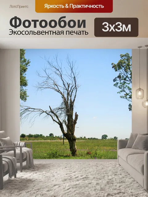 Фотообои старый сухое дерево