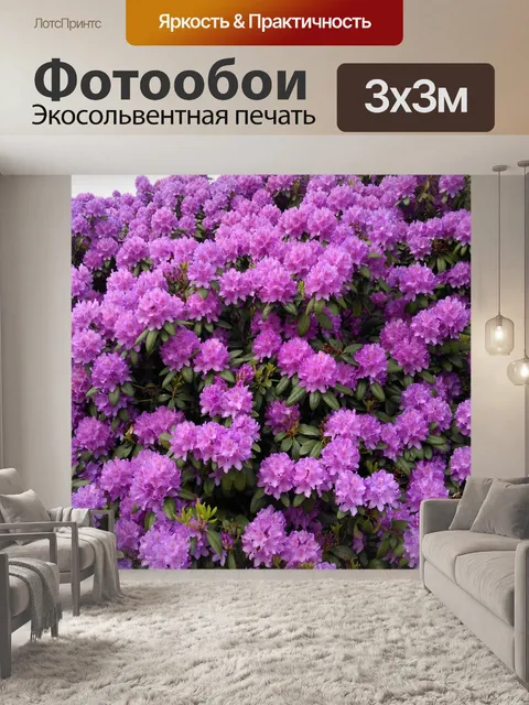 Фотообои Рододендрон фиолетовый