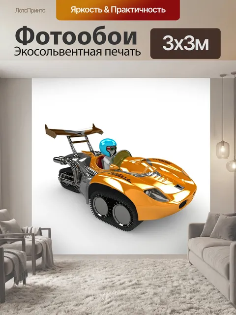 Фотообои Автогонщик