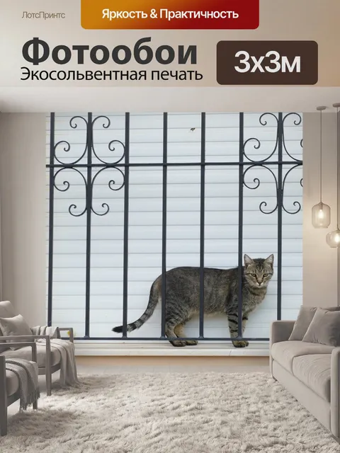 Фотообои Кошка