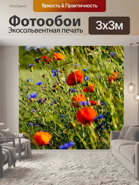 Фотообои Маки