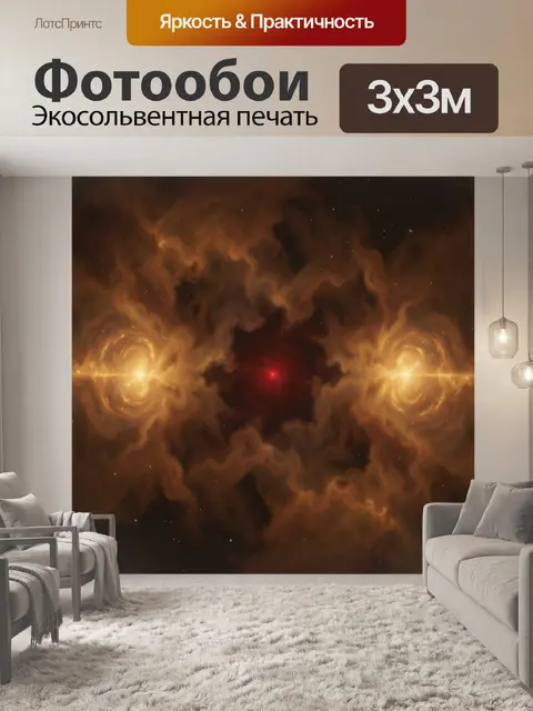 300 × 300 см · Экосольвентная печать