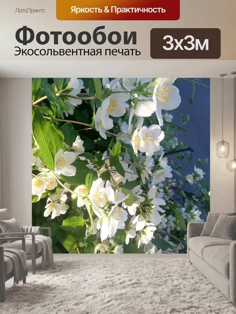 Фотообои Цветет