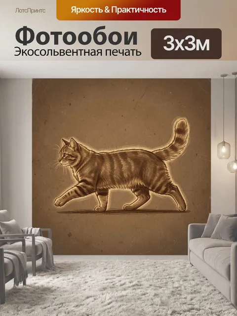 300 × 300 см · Экосольвентная печать