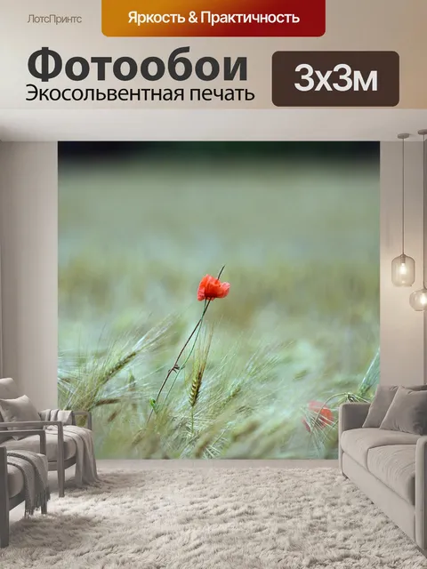 Фотообои Мак
