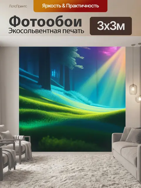 Фотообои пейзаж с ритмом вдохновляющий