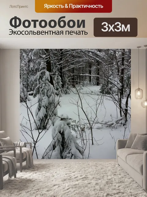 Фотообои Зимний пейзаж