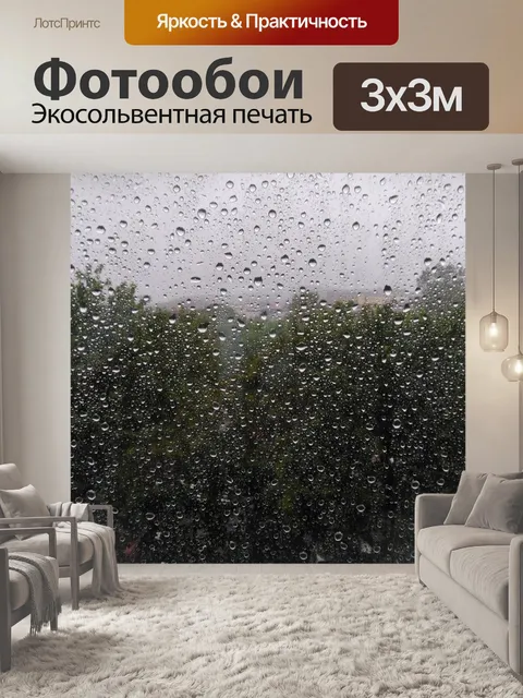 Фотообои Дождь