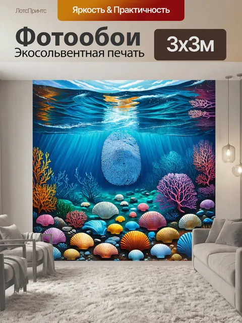Фотообои представьте себе подводный мир