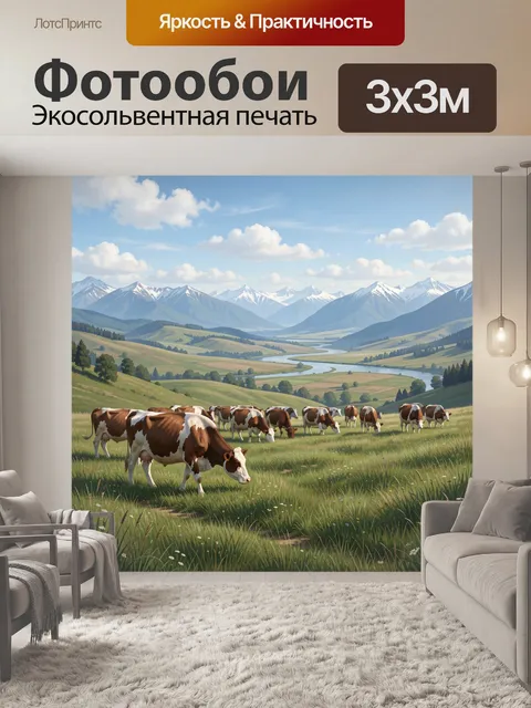 300 × 300 см · Экосольвентная печать