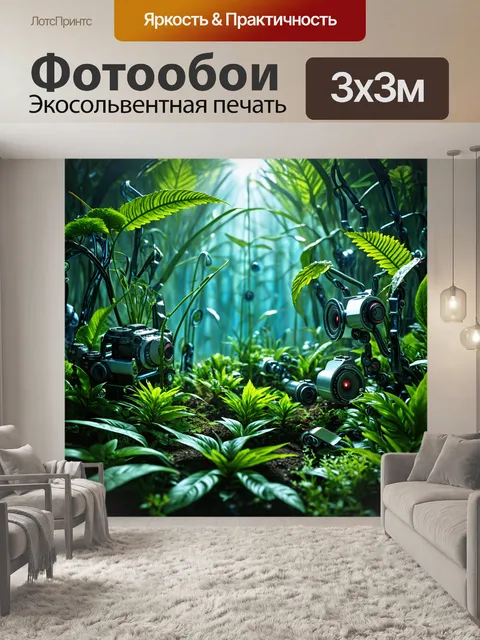 Фотообои природа в стиле футуризм