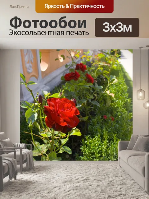 Фотообои Красные розы
