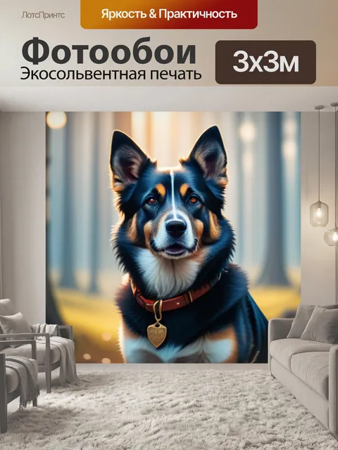 Фотообои с собакой