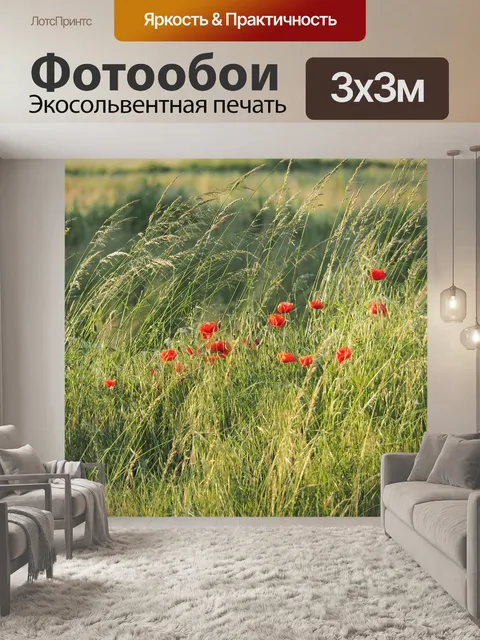 Фотообои Маки