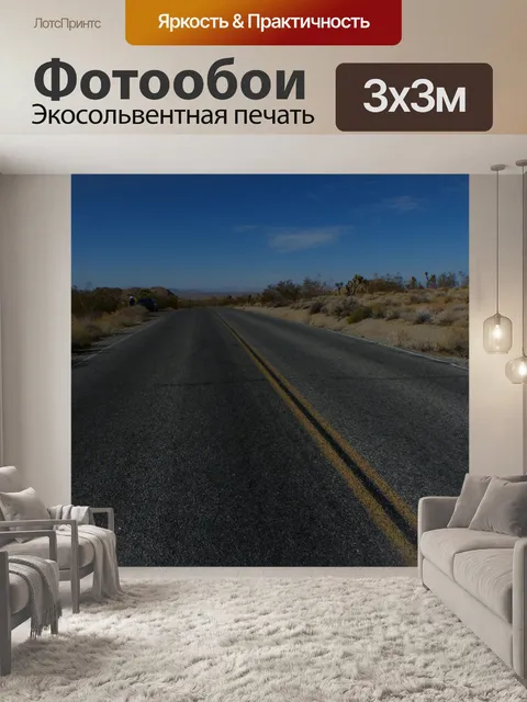 Фотообои Пустое шоссе