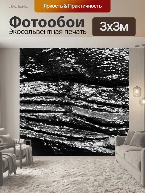 Фотообои Влажные шаблон рок