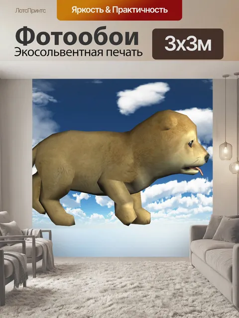 Фотообои щенок щенка шиба