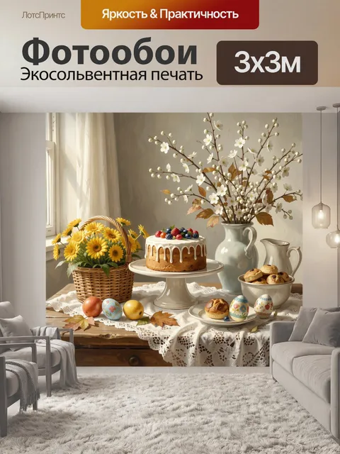 300 × 300 см · Экосольвентная печать