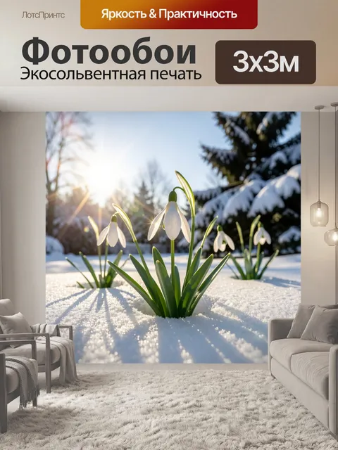 300 × 300 см · Экосольвентная печать