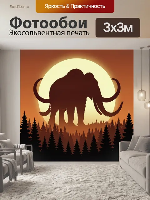 300 × 300 см · Экосольвентная печать