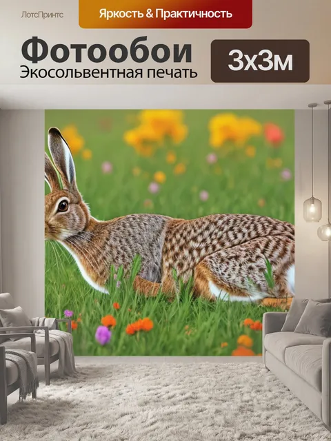 Фотообои с зайцем купить