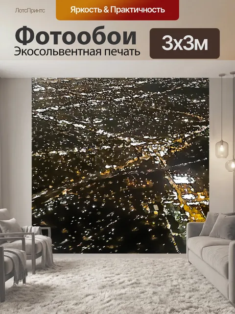 Фотообои пролетая над Лос-Анджелесом