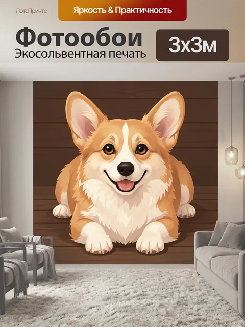300 × 300 см · Экосольвентная печать